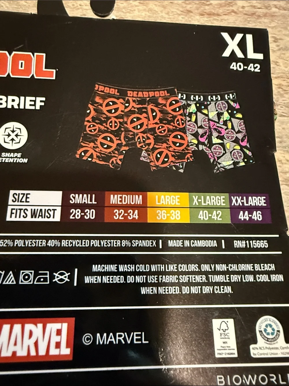 Marvel Deadpool 2-Pack Boxer Briefs